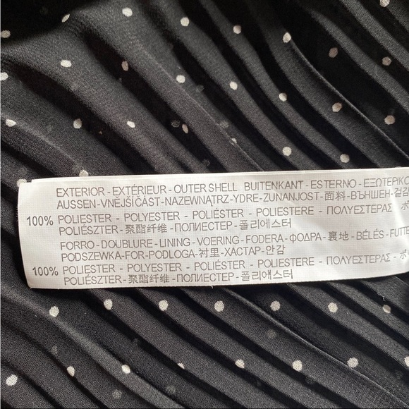 Zara Black Polka Dot Dress - Picture 5 of 6